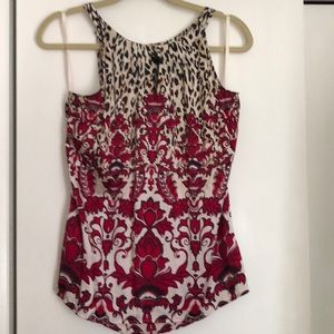 Silk Stretch print halter